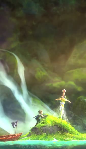 iPhone  Android Sword In The Stone Fantasy Phone Live Wallpaper