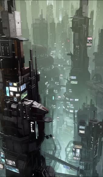 iPhone  Android Area 18 Star Citizen Game Phone Live Wallpaper