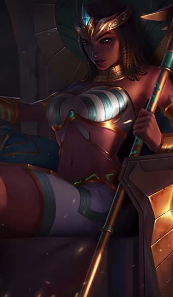 Android  iOS iphone Mobile Pharaoh Nidalee League Of Legends Live Wallpaper