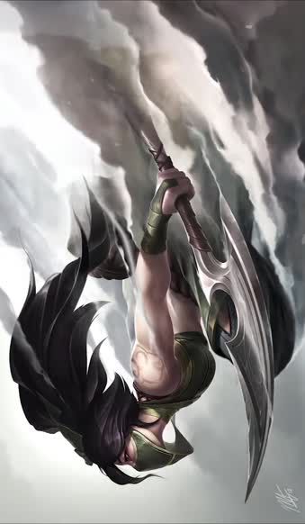 iPhone and Android Akali League Of Legends Phone Live Wallpaper