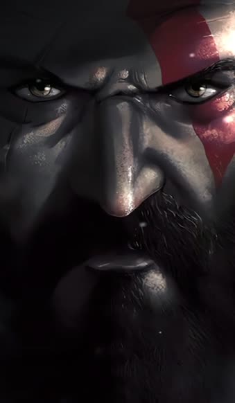 Android  iOS Kratos Close Up Mobile Live Wallpaper