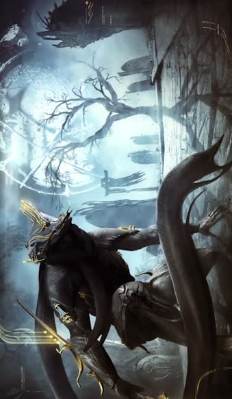 iPhone and Android Excalibur Umbra Warframe Live Wall
