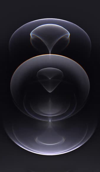 Resonance Space Gray Light iPhone 12 Pro Live Wallpaper