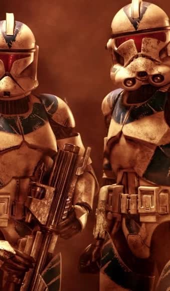 iPhone and Android Star Wars Clones Troopers Phone Live Wallpaper