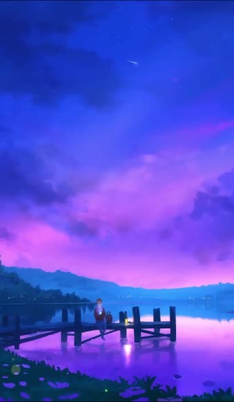 iPhone  Android Evening Dock Free Phone Live Wallpaper