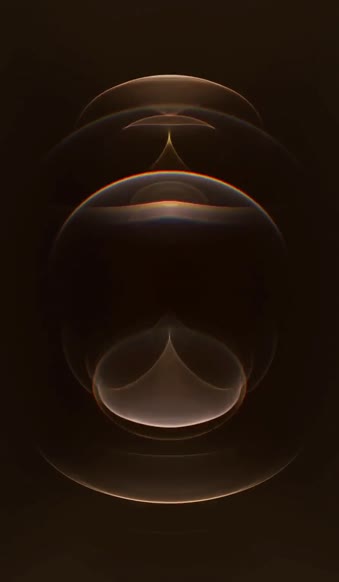 Resonance Gold Light iPhone 12 Pro Live Wallpaper