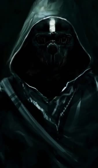 iPhone and Android Stalker Mysterious Masked Man Phone Live Wallpaper