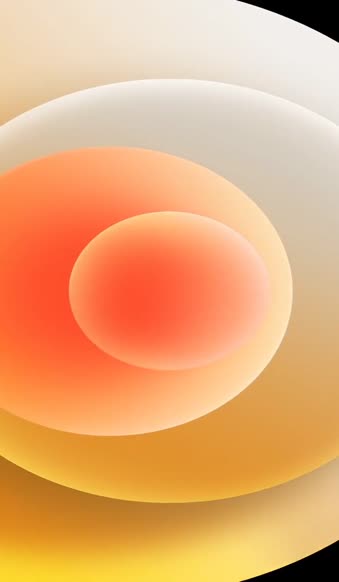 Orbs Orange Light iPhone 12 Live Wallpaper