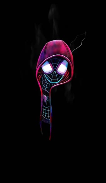 iPhone and Android Miles Morales Spider Man Into The Spider Verse Phone Live Wallpaper