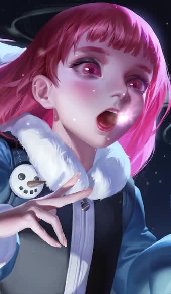 iPhone and Android Frostfire Annie League Of Legends Phone Live Wallpaper