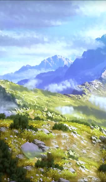iPhone  Android Fantasy Anime Valley Phone Live Wallpaper