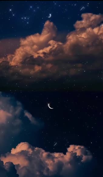Calm Magical Night Sky Live Phone Wallpaper