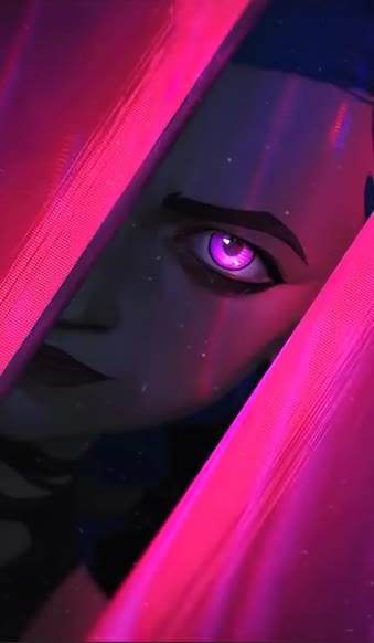 iPhone and Android Arcane Jinx League Of Legends Game Phone Live Wallpaper