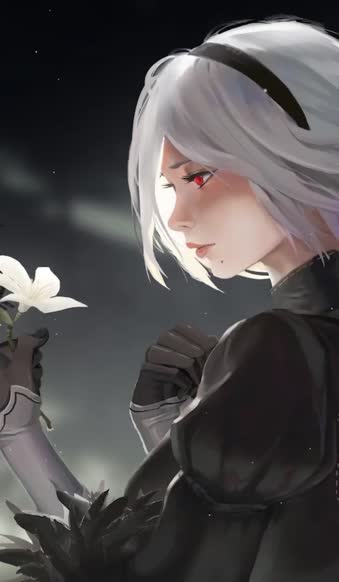 Android  iOS iphone Mobile 2b Emil S Memories Nier Automata Free Live Wallpaper