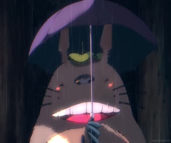 Totoro In The Rain My Neighbor Totoro Live Wallpaper PC
