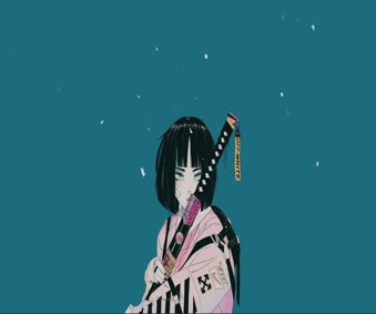 Sakura Off-White Samurai Live Wallpaper