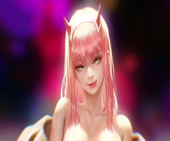 Zero Two Waiting For You Wallpaper Live Anime