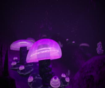 Subnautica Purple Cave Video Wallpaper