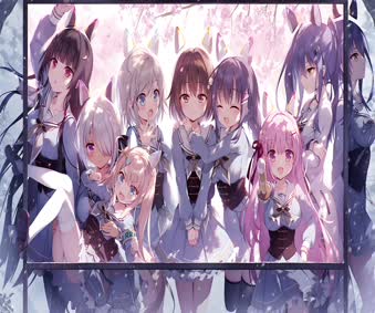 Synthesis Girls Animated Wallpaper