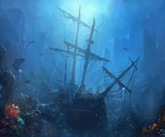 Under Deep Ocean Animated Wallpaper