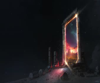Fantasy Portal to Another World 4K Live Wallpaper