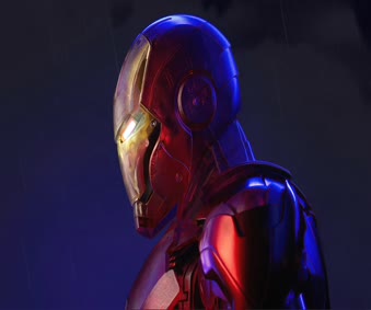 Iron Man In The Rain Marvel Live Wallpaper