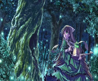Anime Girl Forest Live Wallpaper Free