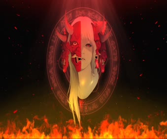 Oni Fire Live Wallpaper
