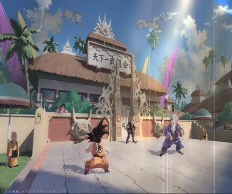 Live Kid Goku Tournament Video Wallpaper