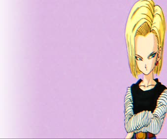 Live Android 18 VHS Animated Wallpaper