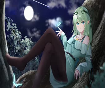 Moon Fairy Anime Live Wallpaper