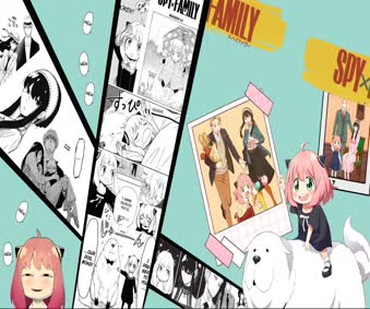 Spy Family Anya Manga Live Wallpaper