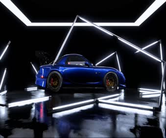 RX7 Car Lights Live Wallpaper