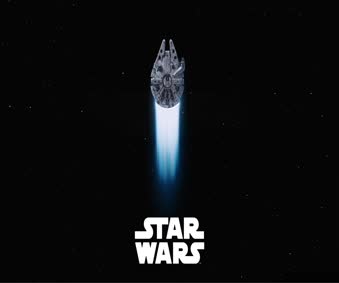 Star Wars Millennium Falcon Space Live Wallpaper