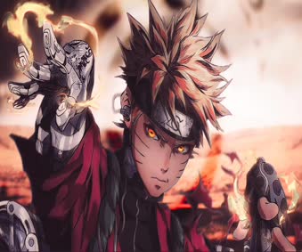 Naruto Fire Live Anime Wallpaper
