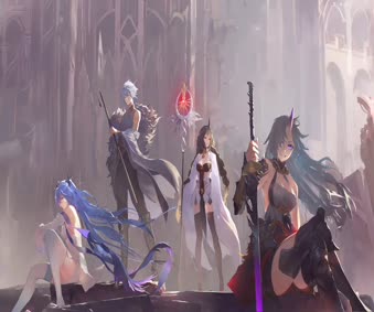 Anime Fantasy Book Of The World Live Wallpaper