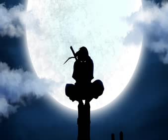 2K Itachi Uchiha Anbu Ninja Full Moon Live Wallpaper