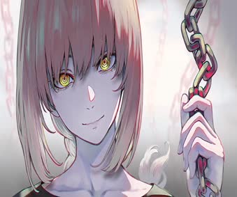 Download 2K Makima Chainsaw Man Anime 4 Live Wallpaper