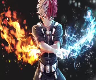 MHA Shoto Todoroki Anime Wallpapers - MHA Wallpapers for iPhone