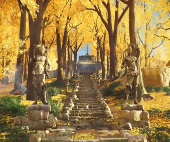 Golden Lake Temple Live Wallpaper