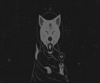 Wise Wolf 1920x1080 Live Wallpaper