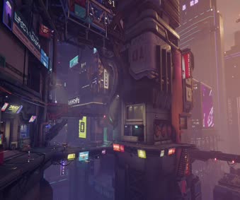Cyberpunk City Night Live Wallpaper