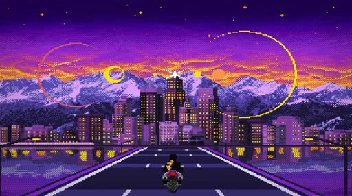 Cyberpunk Girl With Ducati 4K HD Vaporwave Wallpapers