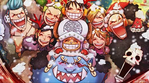 One Piece Christmas Wallpaper
