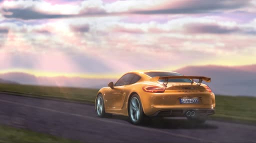 Download Porsche Cayman Gt4 Lively Wallpaper