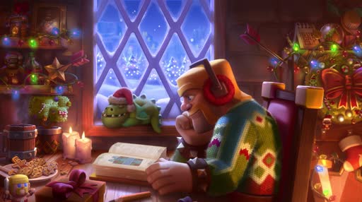 Clash of Clans Winter Lively Wallpaper
