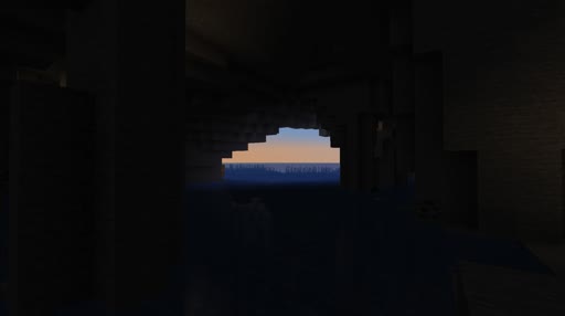 Minecraft Hillside Ocean cave