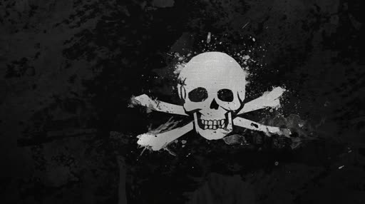 Pirate Flag Lively Wallpaper