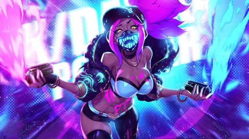 K/DA Akali (Fan Art) - 4K [Wallpaper Engine Free]  K da akali, League of  legends, Lol league of legends