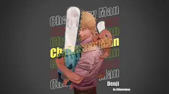 chainsaw man wallpaper by rgt oppai